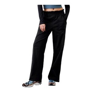 Athleta Trekkie High Rise Parachute Pants Black L/P Lightweight Utility Joggers